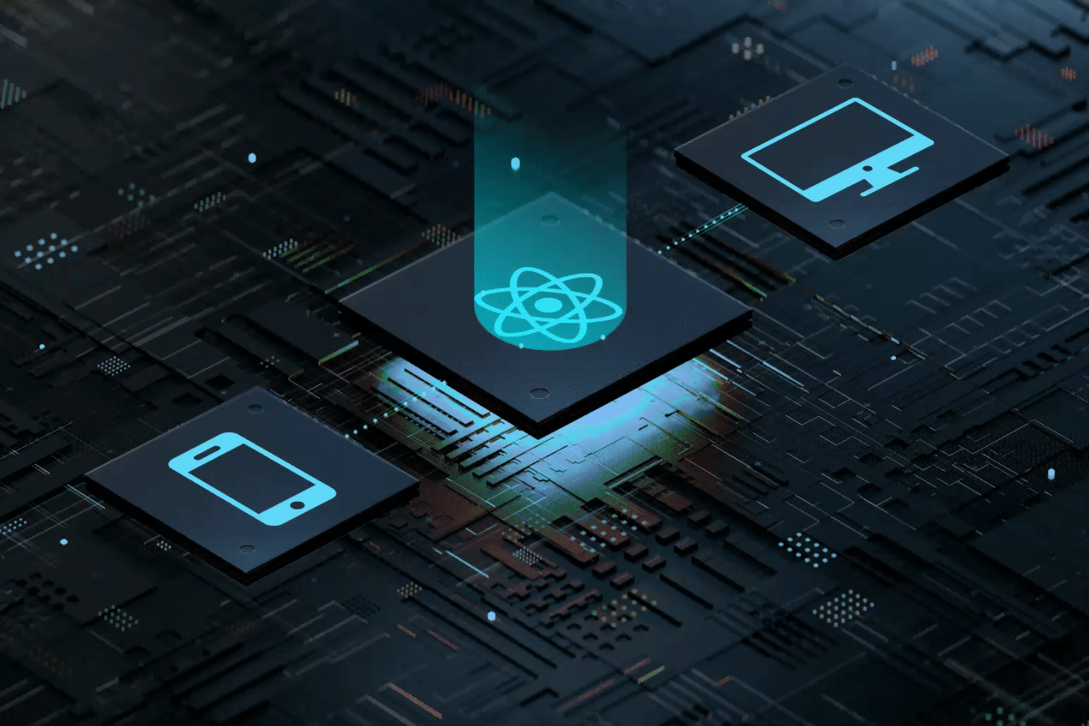 Web application React code sharing for React Native mobile application