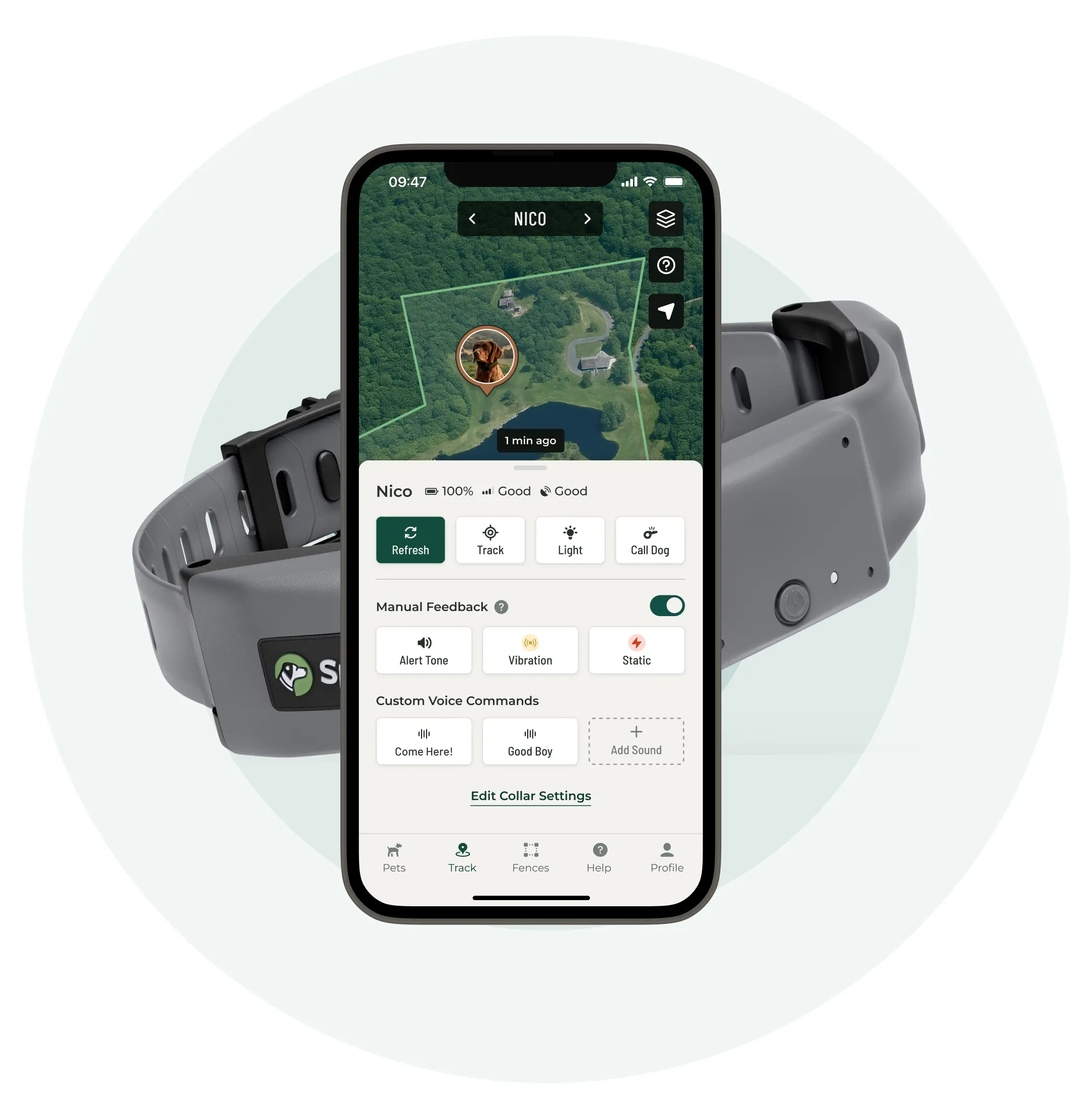 IoT software interfaces alongside connected hardware