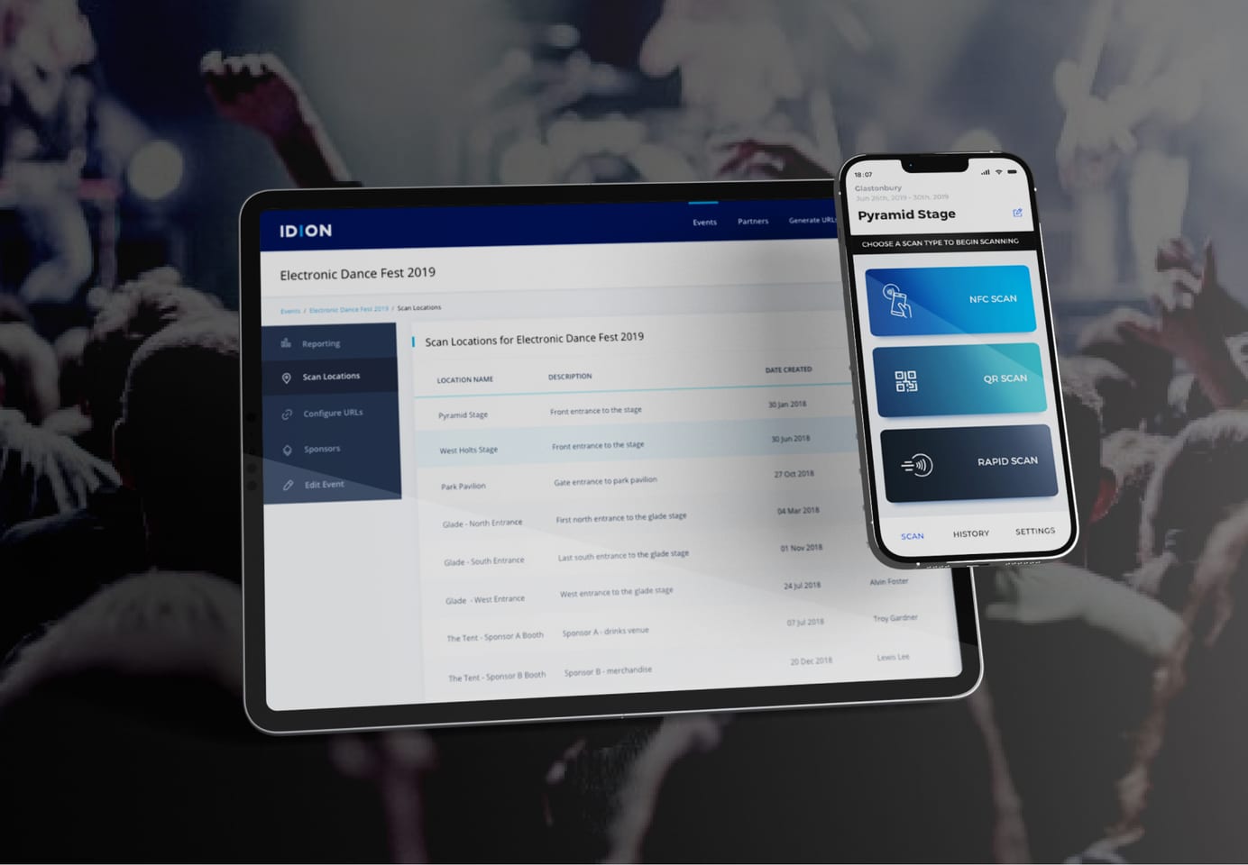 Wearable Event Technology Platform — A cutting-edge analytics platform for live events, driven by wearable tech